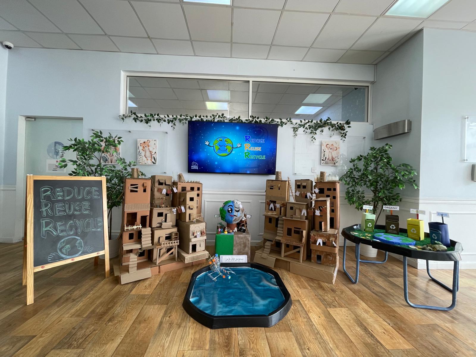 Recycling Activity at Little Steamers Nursery
